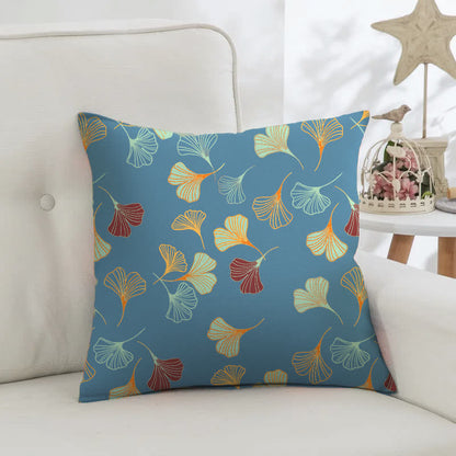 Quadratische Kissenbezüge aus Ginkgo-Biloba-Baumwolljacquard (2 Stück) - image 2
