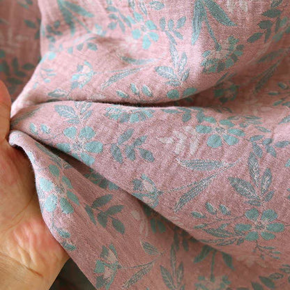Pyjama aus Baumwollgaze-Jacquard mit orientalischem Blumenmuster