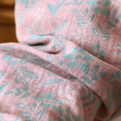 Pyjama aus Baumwollgaze-Jacquard mit orientalischem Blumenmuster