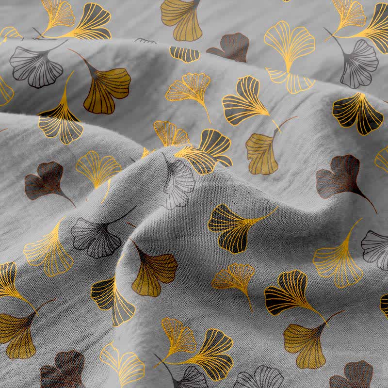 Tagesdecke aus Baumwollgaze-Jacquard „Ginkgo Biloba“ - image 15