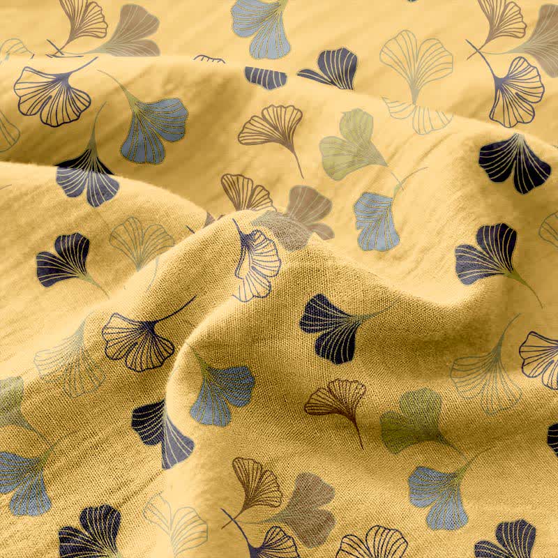 Tagesdecke aus Baumwollgaze-Jacquard „Ginkgo Biloba“ - image 22