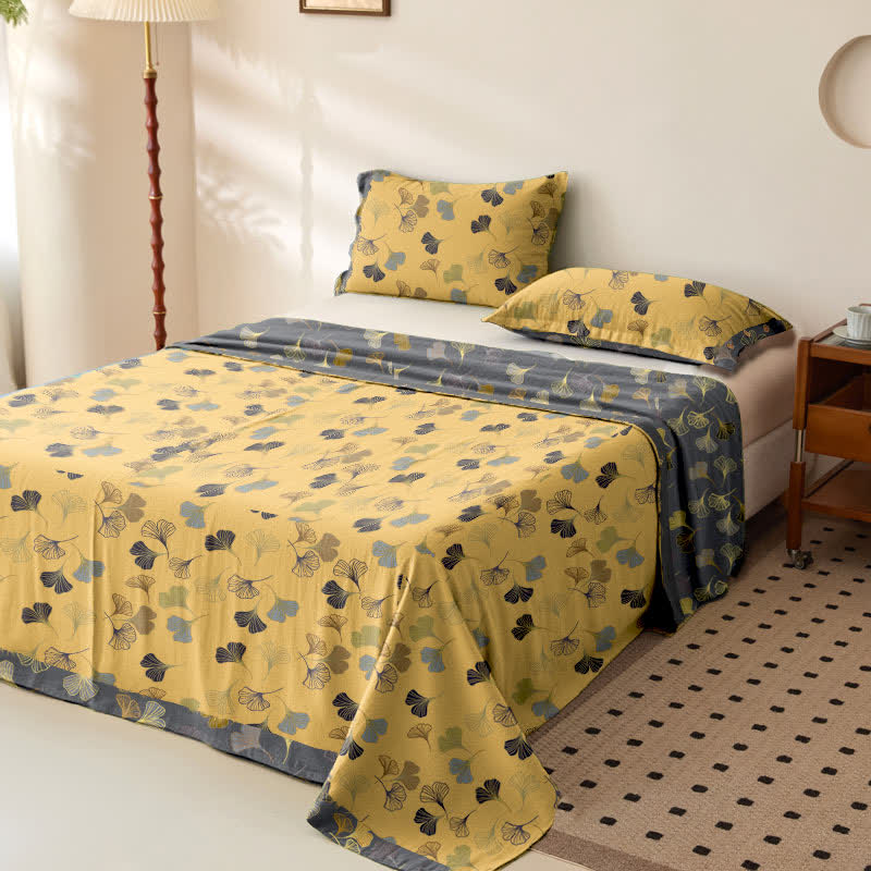 Tagesdecke aus Baumwollgaze-Jacquard „Ginkgo Biloba“ - image 21