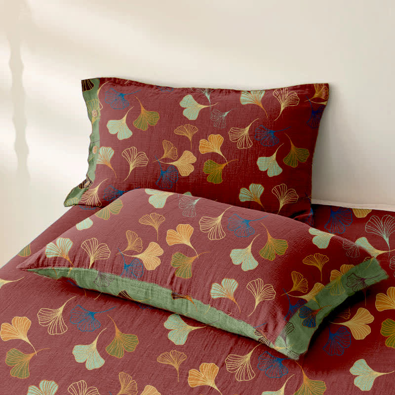 Tagesdecke aus Baumwollgaze-Jacquard „Ginkgo Biloba“ - image 10