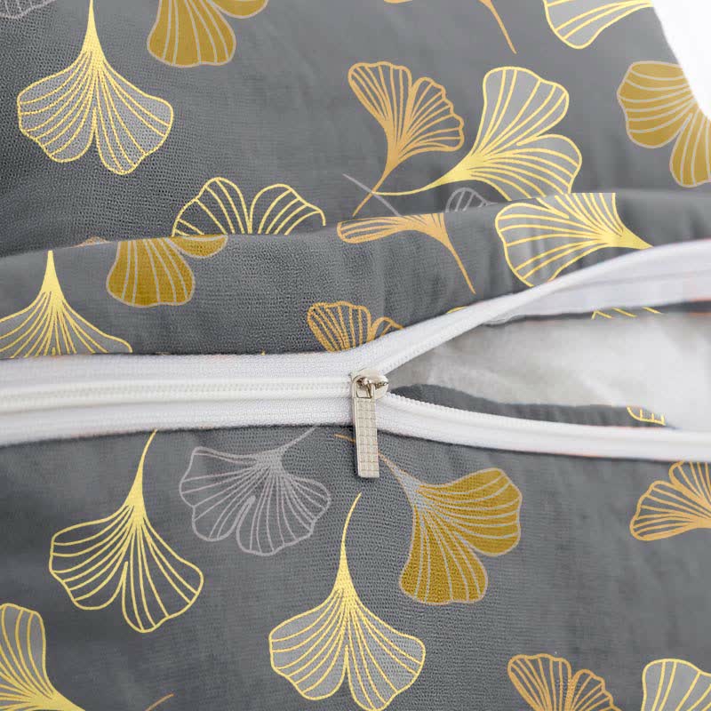 Quadratische Kissenbezüge aus Ginkgo-Biloba-Baumwolljacquard (2 Stück) - image 32