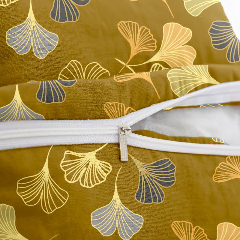 Quadratische Kissenbezüge aus Ginkgo-Biloba-Baumwolljacquard (2 Stück) - image 28