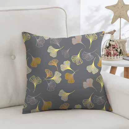 Quadratische Kissenbezüge aus Ginkgo-Biloba-Baumwolljacquard (2 Stück) - image 30