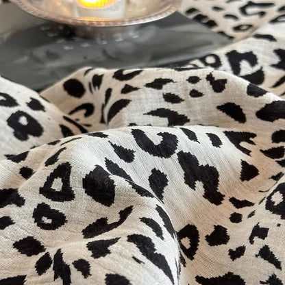 Bettwäscheset aus natürlicher Baumwolle mit Leopardenmuster (4-teilig)