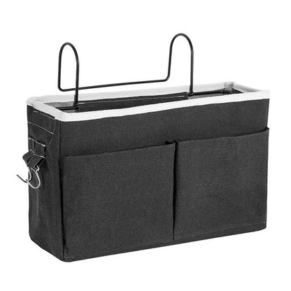Hängende Aufbewahrungstasche für Schlafsaalbetten - Schwarz - 3 STÜCKE - 30cm x 10cm x 19cm - image 6