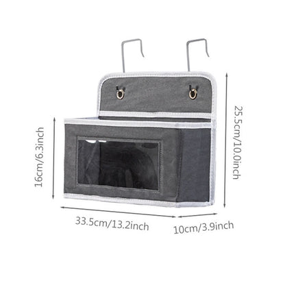 Hängender mehrschichtiger Aufbewahrungs-Organizer für Wohnheime - Dunkelgrau - 3 STÜCKE - 33.5cm x 10cm x 25.5cm - image 17