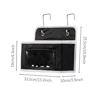 Hängender mehrschichtiger Aufbewahrungs-Organizer für Wohnheime - Schwarz - 3 STÜCKE - 33.5cm x 10cm x 25.5cm - image 13