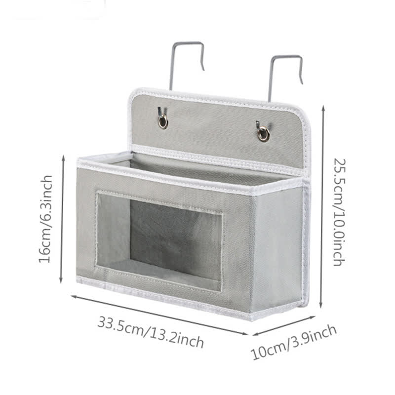 Hängender mehrschichtiger Aufbewahrungs-Organizer für Wohnheime - Hellgrau - 3 STÜCKE - 33.5cm x 10cm x 25.5cm - image 10