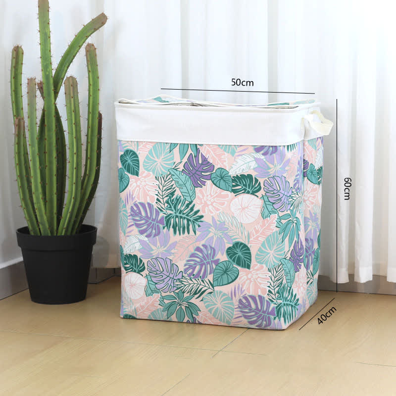 Aufbewahrungstasche mit Reißverschluss und Blumenblättern - image 8