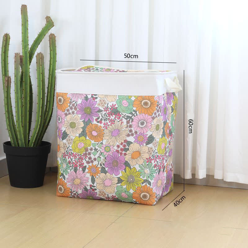 Aufbewahrungstasche mit Reißverschluss und Blumenblättern - image 10
