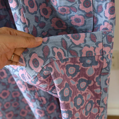 Japanischer Kimono-Bademantel aus Begonia-Baumwolle - image 12