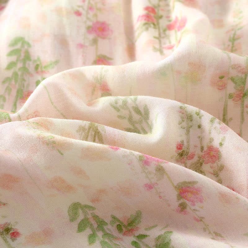 Pink Rose – Gepolsterte, ärmellose Nachtwäsche mit Rüschen - image 10
