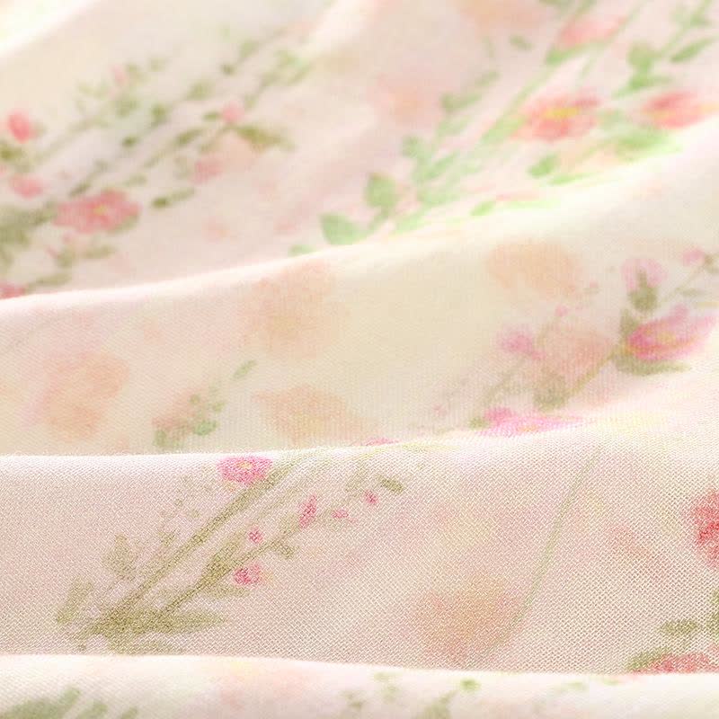Pink Rose – Gepolsterte, ärmellose Nachtwäsche mit Rüschen - image 12