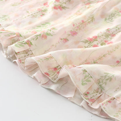 Pink Rose – Gepolsterte, ärmellose Nachtwäsche mit Rüschen - image 13