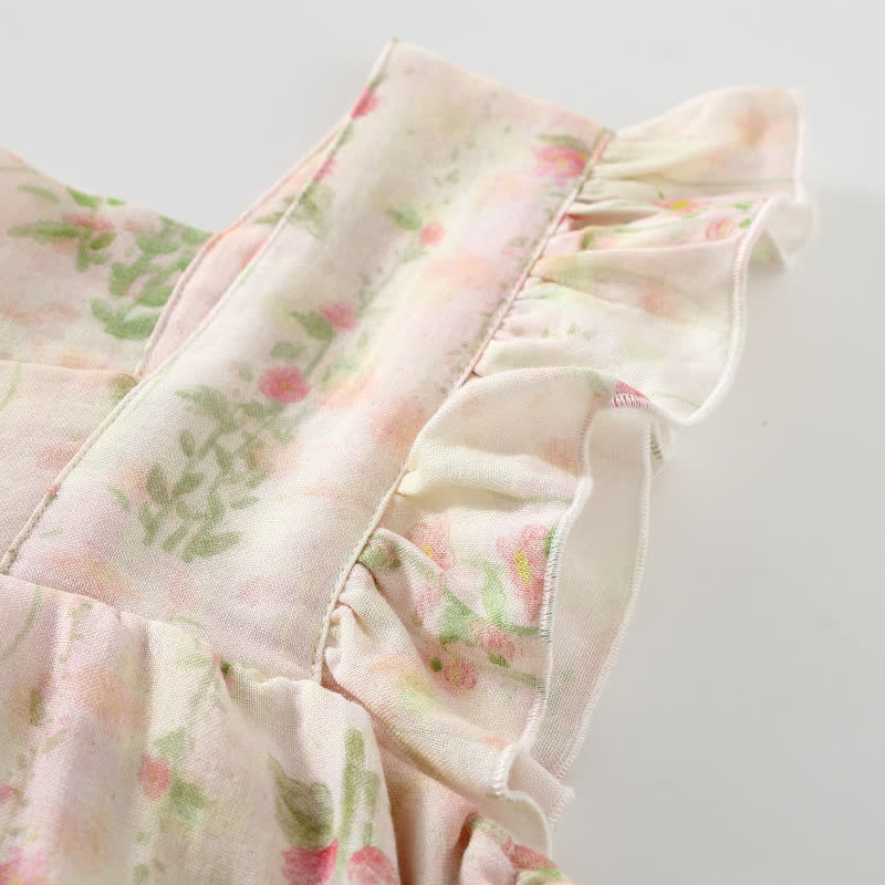 Pink Rose – Gepolsterte, ärmellose Nachtwäsche mit Rüschen - image 7