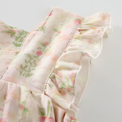 Pink Rose – Gepolsterte, ärmellose Nachtwäsche mit Rüschen - image 7