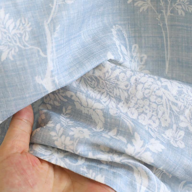 Gepolstertes Camisole-Nachthemd aus Baumwolle mit Rosenschleife - image 9