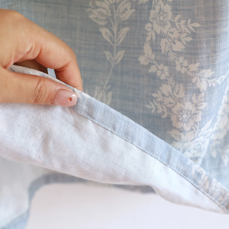 Pyjama-Set aus Baumwoll-Tanktop mit Rosenschleife - image 12