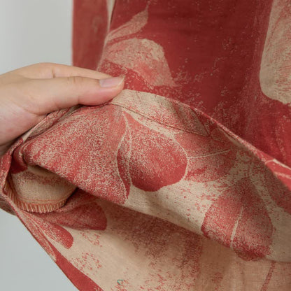 Hibiscus Jacquard-Pyjamashorts aus Baumwolle - image 2