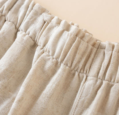 Passende Pyjama-Shorts aus Baumwollleinen für Paare - image 4