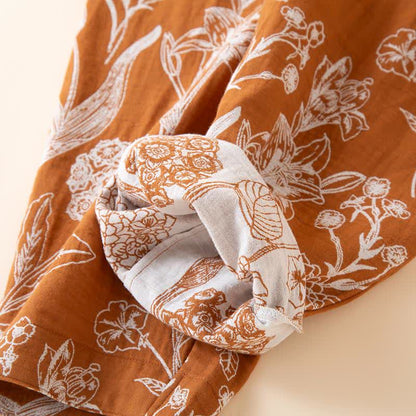 Loungehose aus Baumwollgaze „Lily“ in Jacquard-Optik - image 8