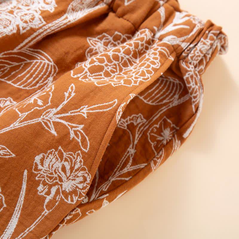 Loungehose aus Baumwollgaze „Lily“ in Jacquard-Optik - image 6