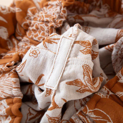 Loungehose aus Baumwollgaze „Lily“ in Jacquard-Optik - image 10