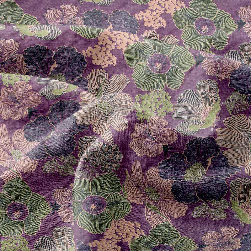 Tagesdecke aus Baumwollgaze-Jacquard mit Pfirsichblütenmuster - image 4