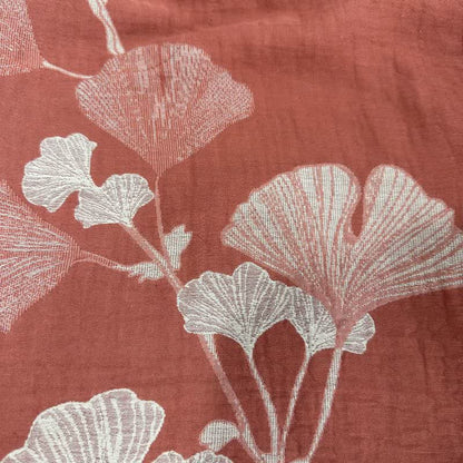 Pyjamashorts aus Jacquard-Baumwolle mit Ginkgoblättern - image 5
