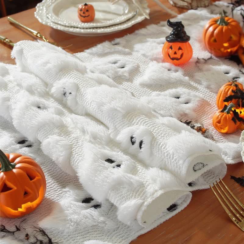 Halloween Plüschgeist Bestickter Tischläufer - image 7
