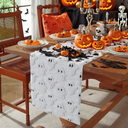 Halloween Plüschgeist Bestickter Tischläufer - image 4