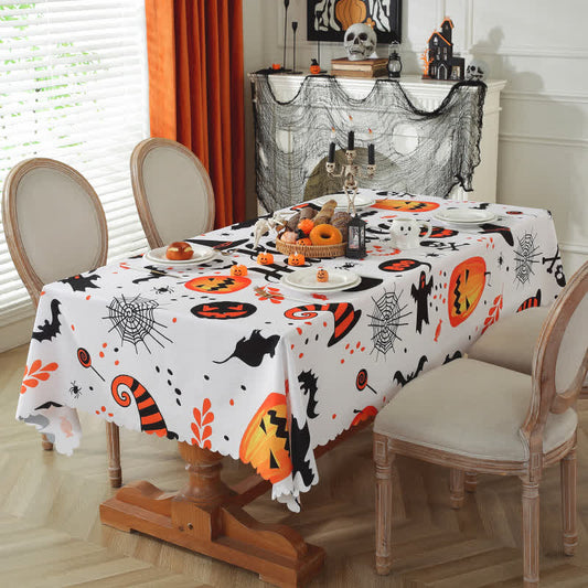 Tischdecke mit Halloween-Kürbisgeist-Print - Rechteck - 150cm x 300cm - image 1