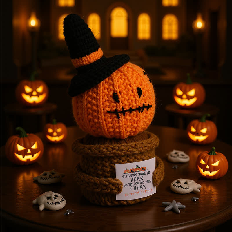 Halloween Gehäkeltes Topfpflanzenornament - image 5