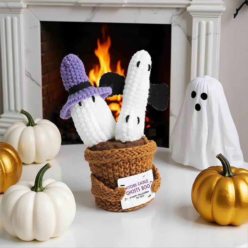 Halloween Gehäkeltes Topfpflanzenornament - image 8