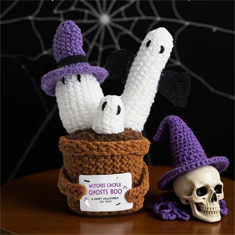 Halloween Gehäkeltes Topfpflanzenornament - image 9