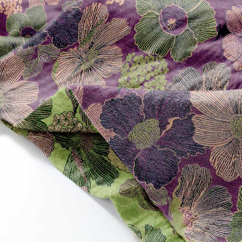Loungewear-Set im Kimono-Stil mit Pfirsichblütenmuster - image 7