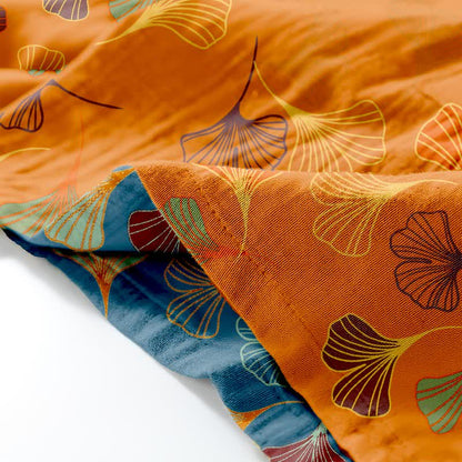 Ginkgo-Kimono-Loungewear-Set aus Baumwollgaze - image 11
