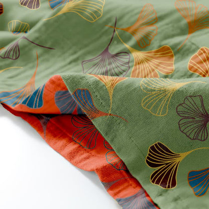 Ginkgo-Kimono-Loungewear-Set aus Baumwollgaze - image 14