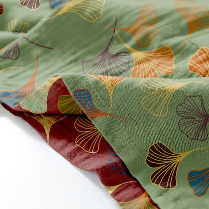 Ginkgo-Kimono-Loungewear-Set aus Baumwollgaze - image 35