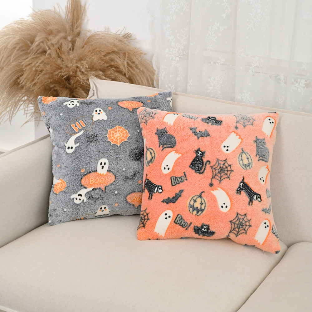 Leuchtendes Halloween-Kissen aus Flanell - image 3