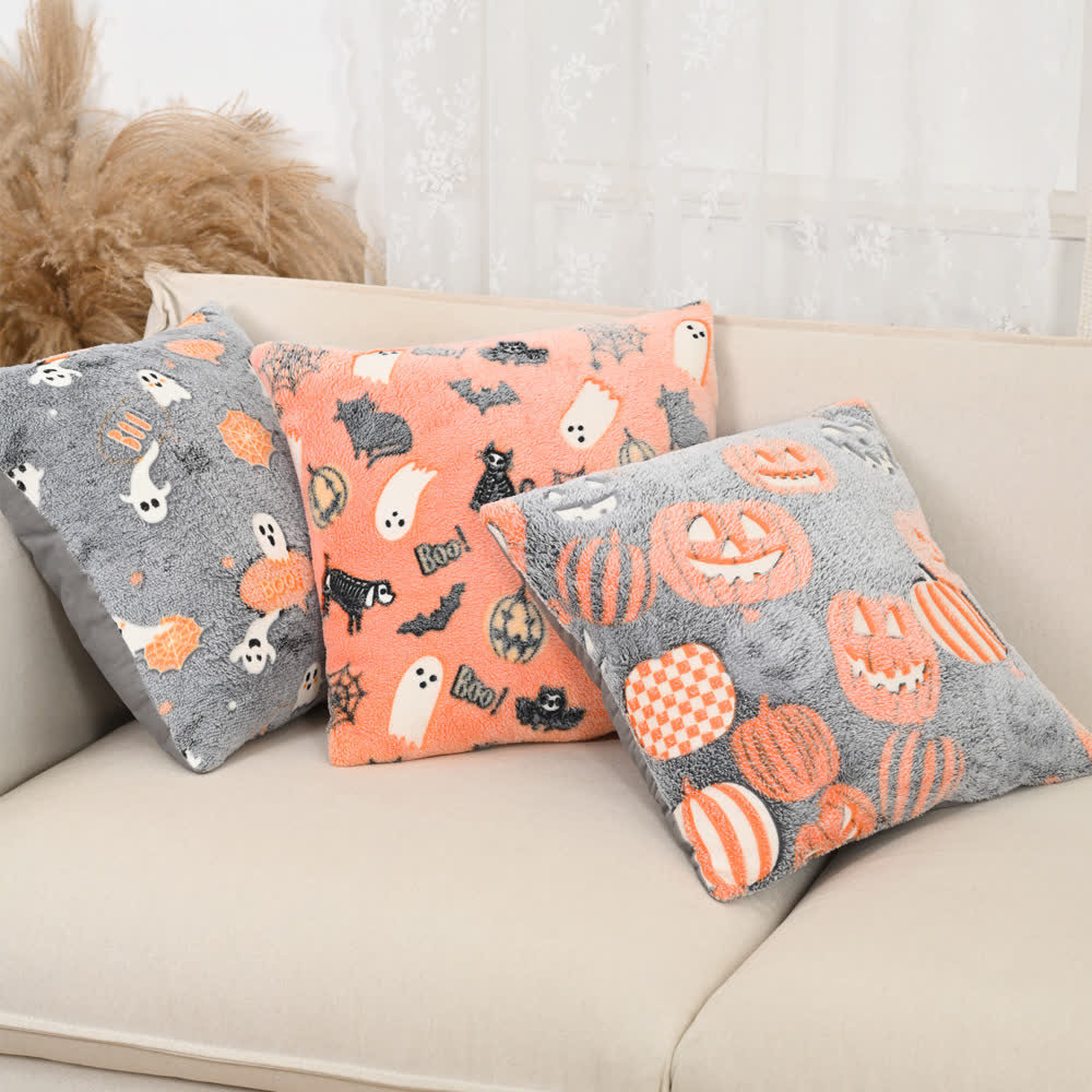 Leuchtendes Halloween-Kissen aus Flanell - image 2