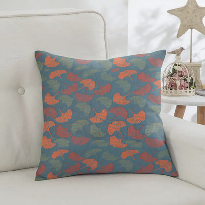 Quadratische Kissenbezüge aus Ginkgo-Baumwollgaze-Jacquard (2 Stück) - image 2
