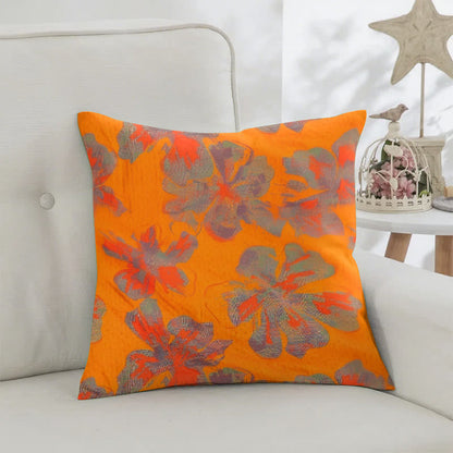 Iris Quadratische Kissenbezüge aus Baumwollgaze-Jacquard (2 Stück) - image 2