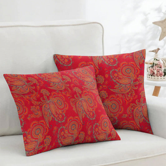 Quadratische Kissenbezüge aus Baumwolljacquard mit Paisley-Print (2 Stück) - 45cm x 45cm - image 1