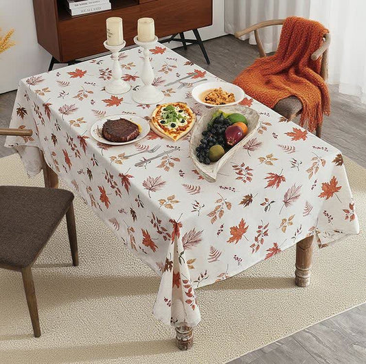 Wasserdichte Tischdecke mit Ahornblatt-Motiv - 150cm x 259cm - image 1