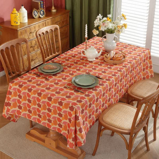 Tischdecke mit Ahornblättern im Herbst - Runden - 123cm - image 1