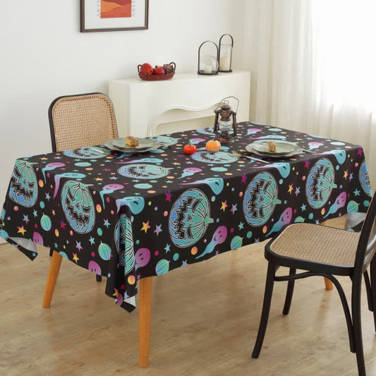 Halloween Gruselige Kürbisgeist Tischdecke - Runden - 123cm - image 1
